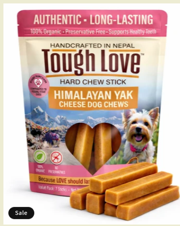 ToughLove Himalayan yak cheese dog chews — small 7-stick pack